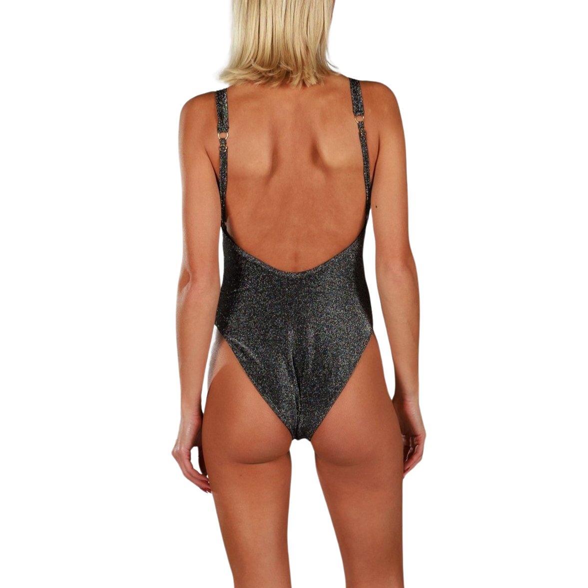 JOHANNA SPARKLE BLACK | One-piece Swimsuit
