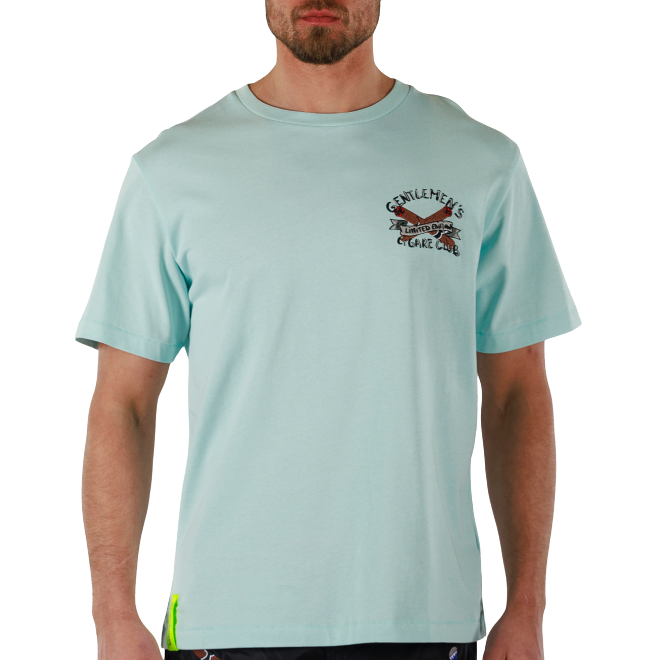ALLARD SKY BLUE | Mens Cotton Oversized T-Shirt CIGARE