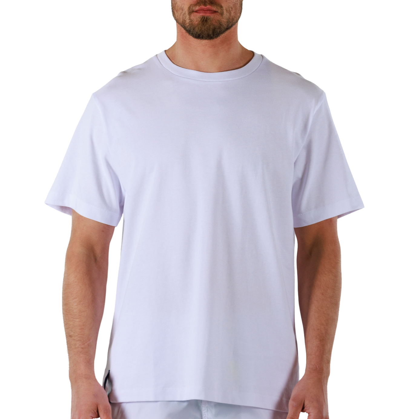 ALLARD WHITE | Mens Cotton Oversized T-Shirt BDM CLASSIC