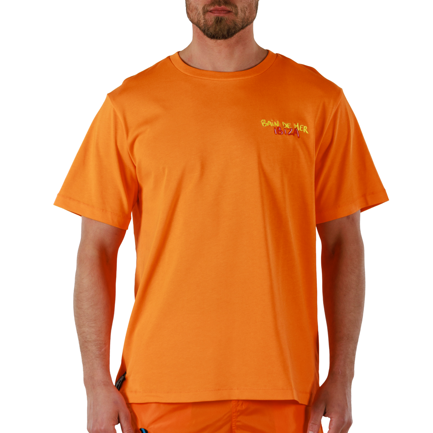 ALLARD ORANGE | Mens Cotton Oversized T-Shirt BDM IBIZA
