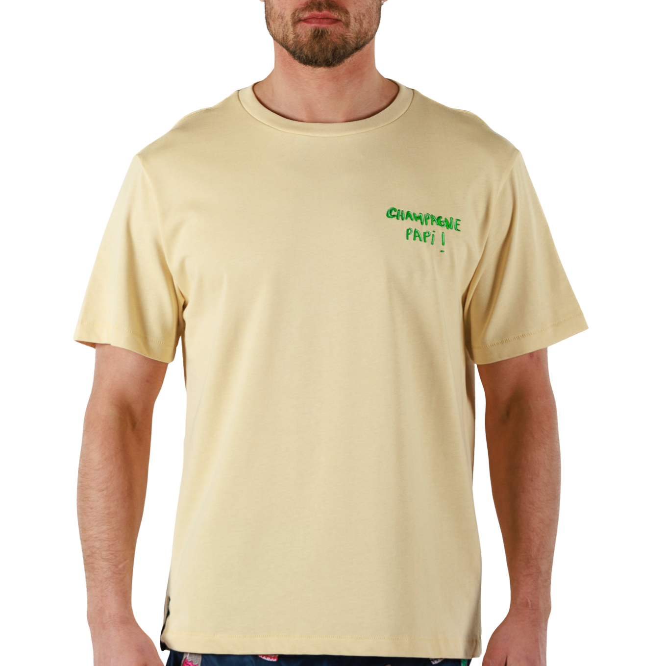 ALLARD SAND | Mens Cotton Oversized T-Shirt CHAMPAGNE PAPI