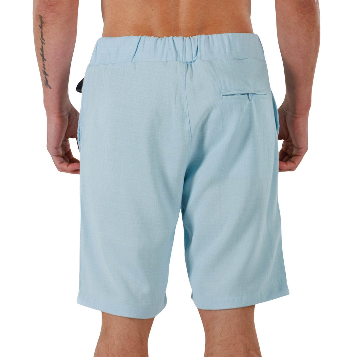 SKY BLUE | Mens Linen Shorts