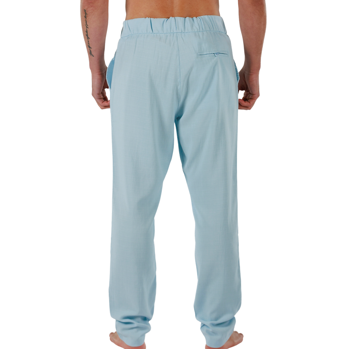 SKY BLUE | Mens Linen Pants