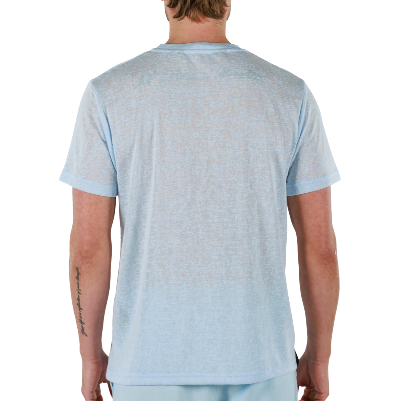 SKY BLUE | Mens Linen T-shirt