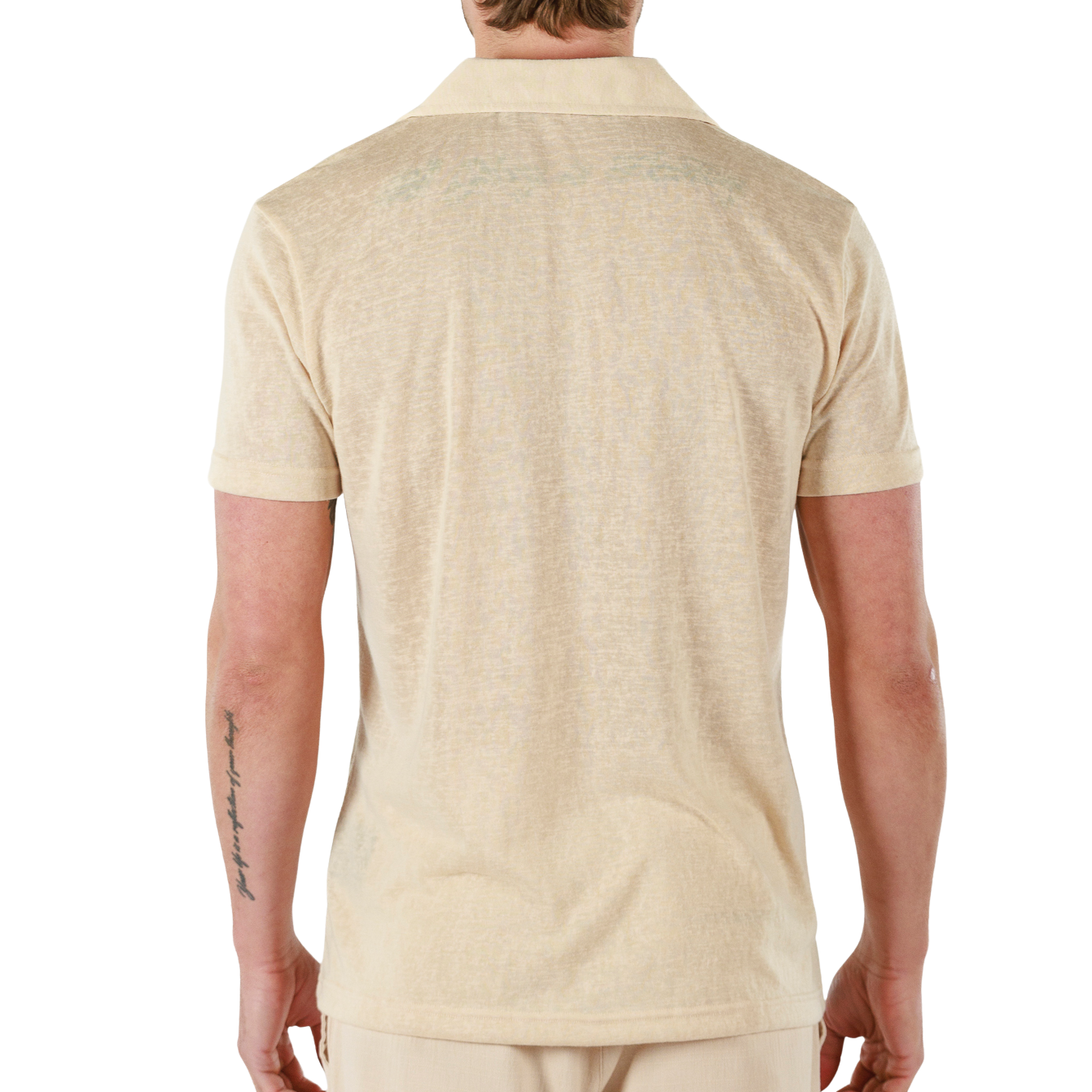 SAND | Mens Linen Polo