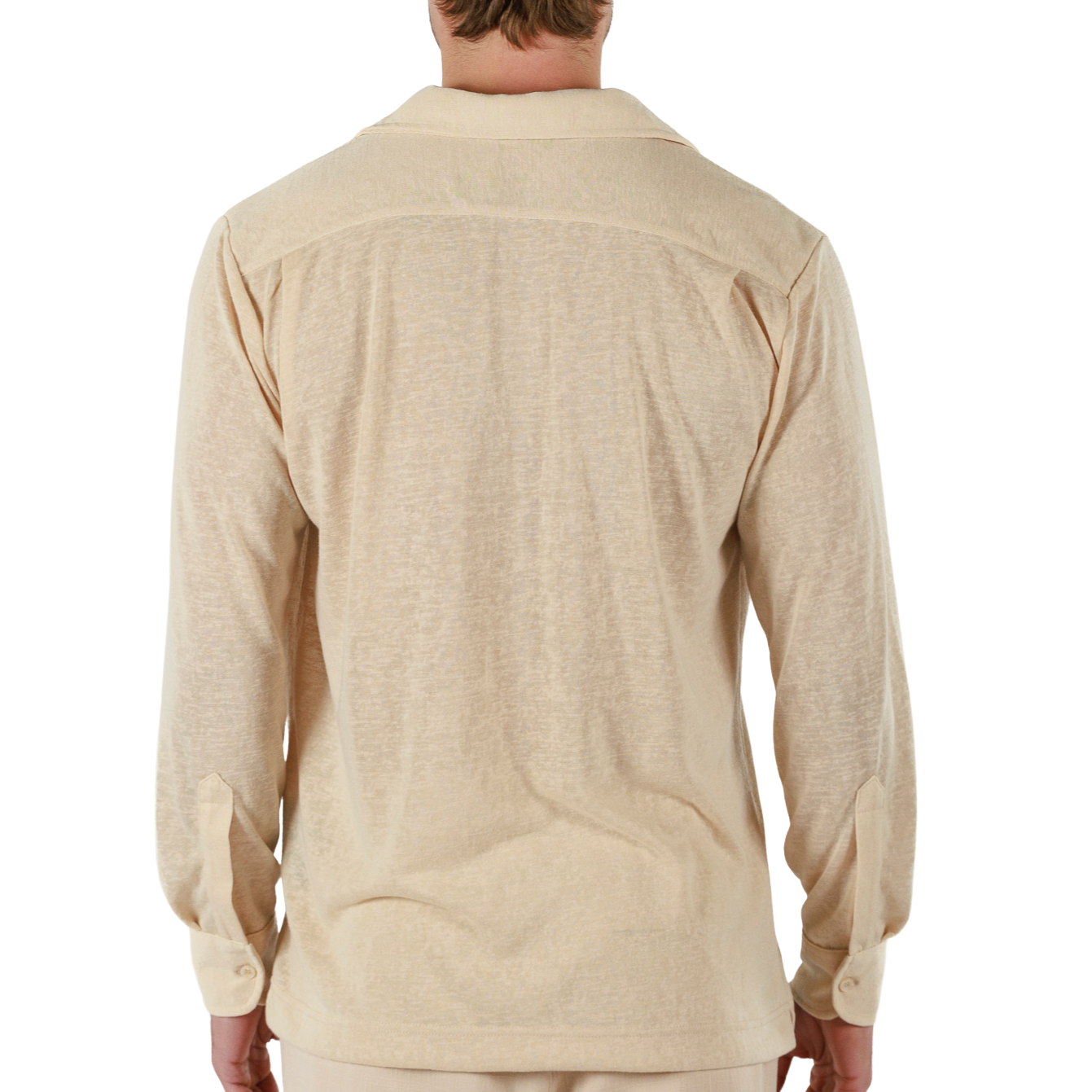 SAND | Mens Linen Shirt Long Sleeve