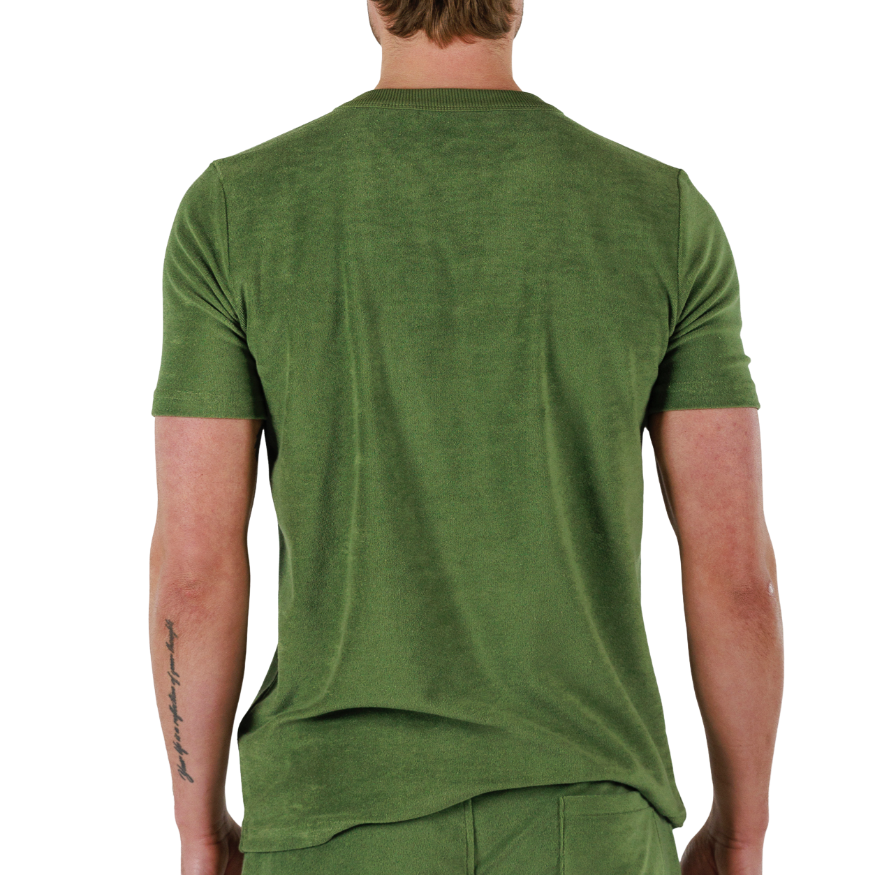 MILITARY GREEN | BDM Towelling T-shirt