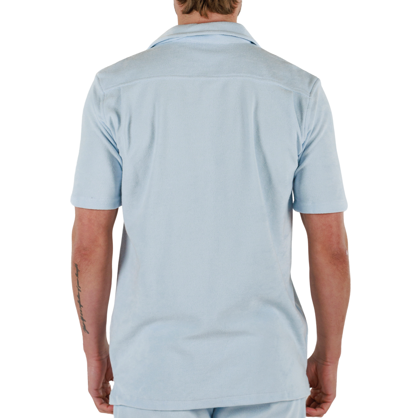 SKY BLUE | BDM Towelling Shirt Short Sleeve