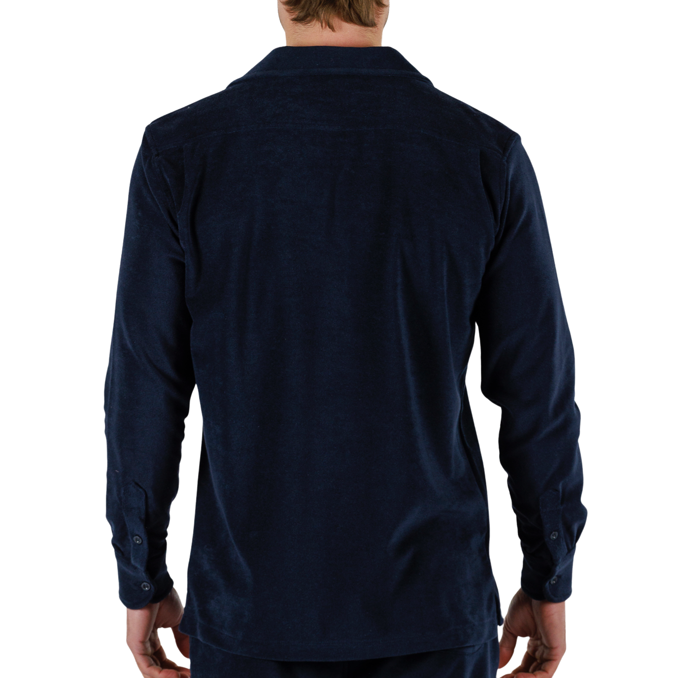 NAVY BLUE | BDM Towelling Shirt Long Sleeve