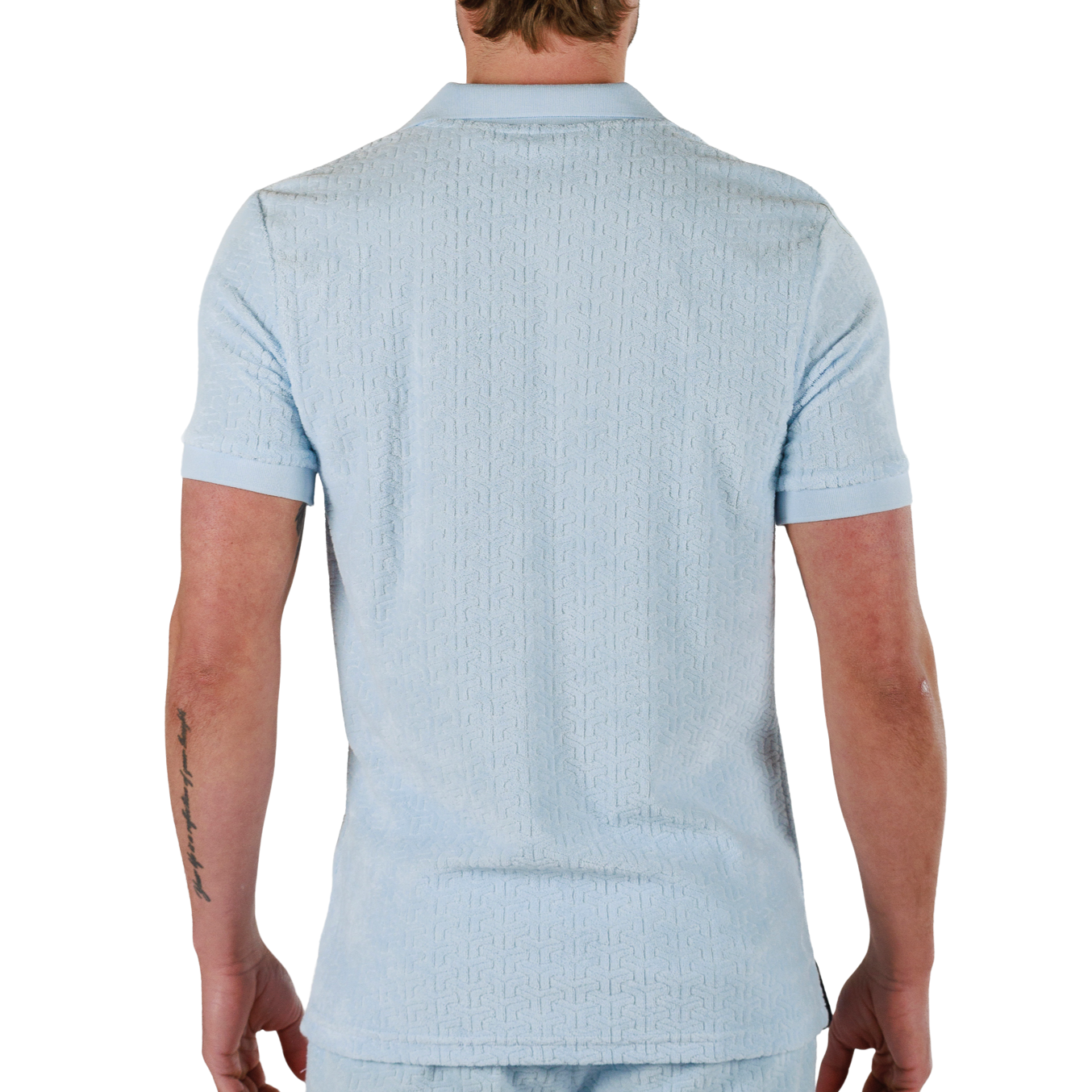 JACQUARD SKY BLUE | Polo