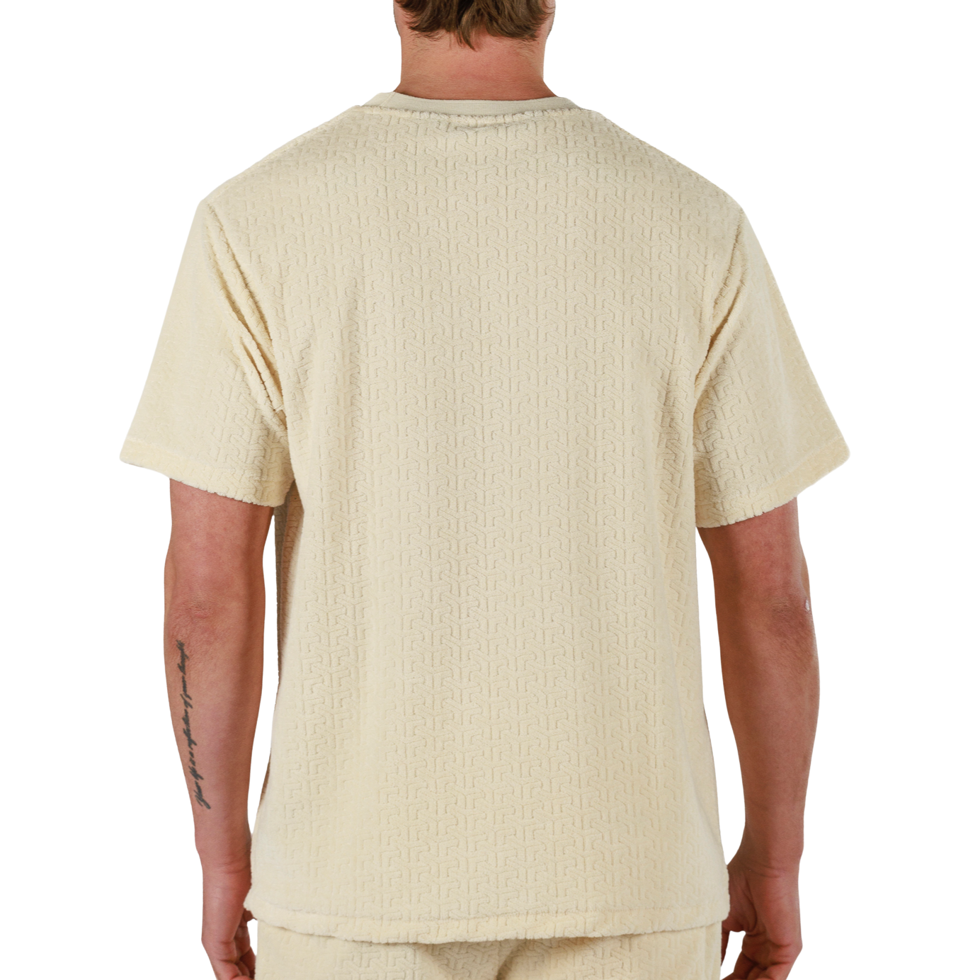 JACQUARD ECRU | Oversize T-shirt