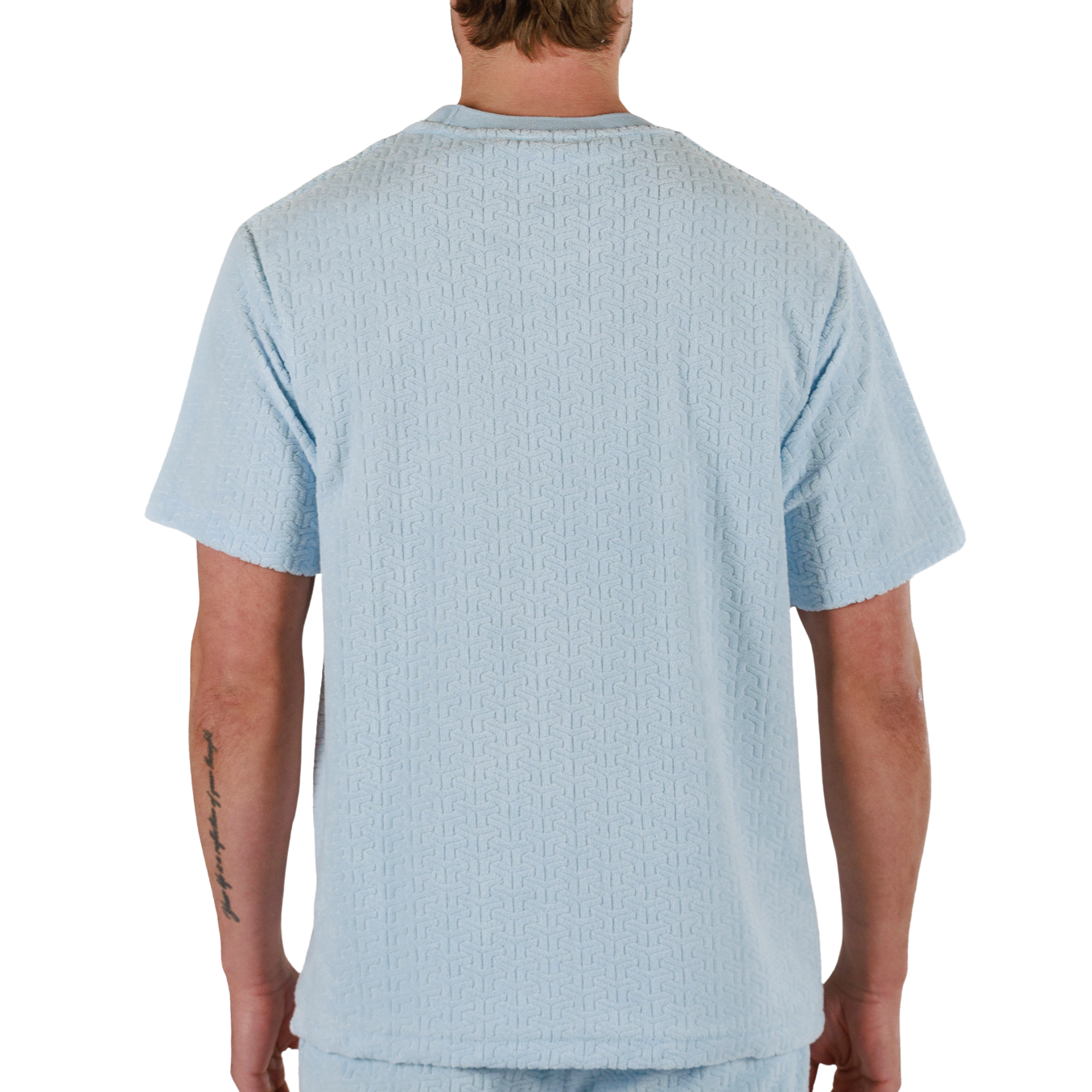 JACQUARD SKY BLUE | Oversize T-shirt