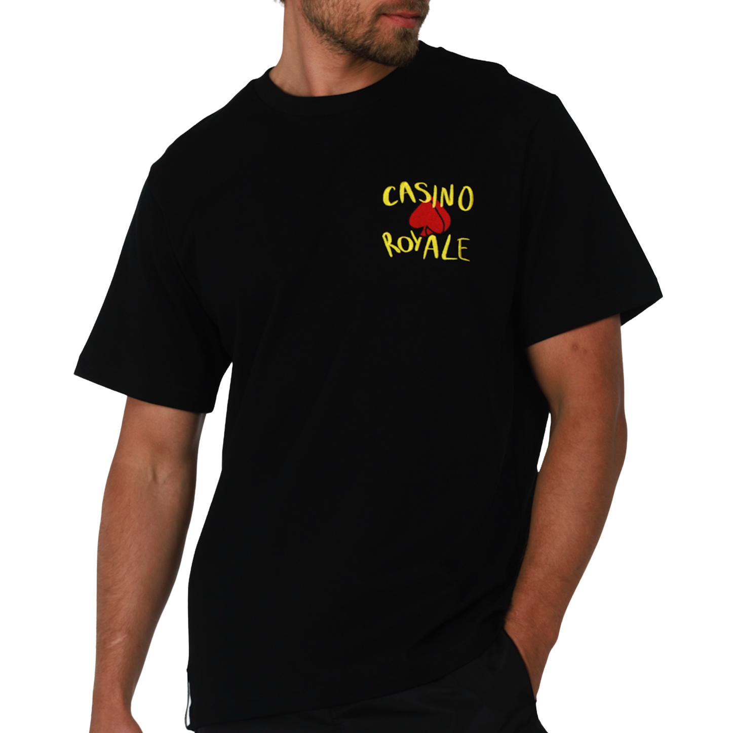 ALLARD BLACK | Mens Cotton Oversized T-Shirt BILLIONAIRES CLUB