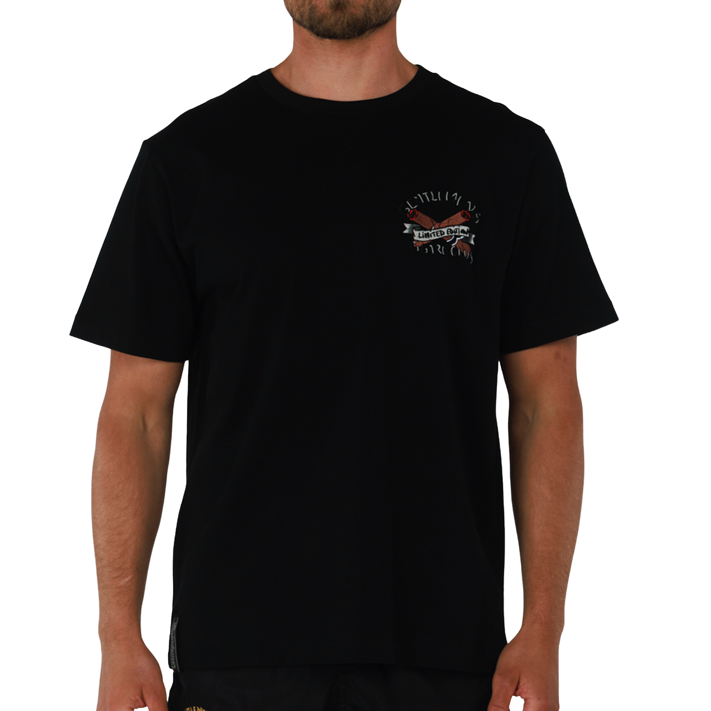 ALLARD BLACK | Mens Cotton Oversized T-Shirt CIGARE