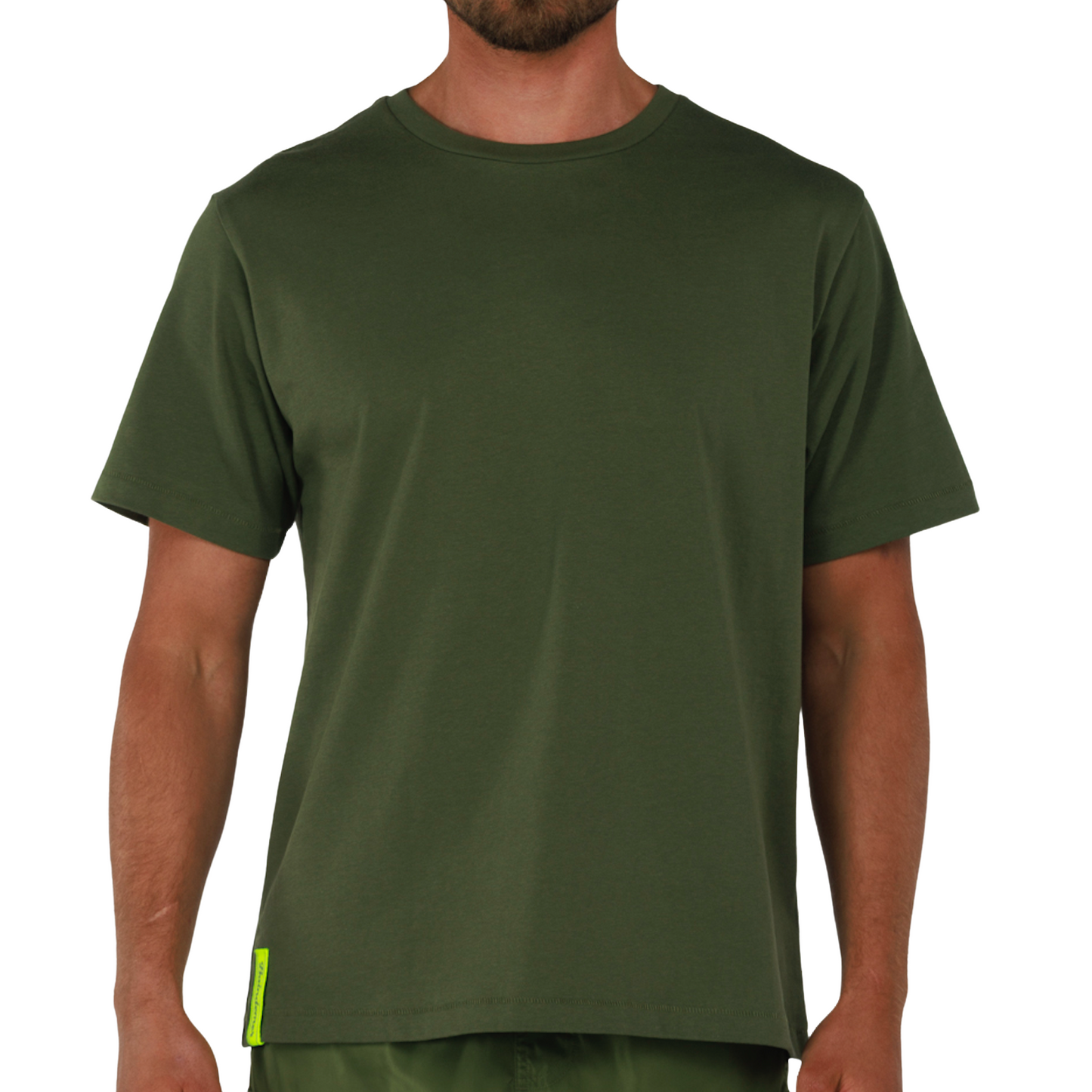 ALLARD MILITARY GREEN | Mens Cotton Oversized T-Shirt BDM CLASSIC