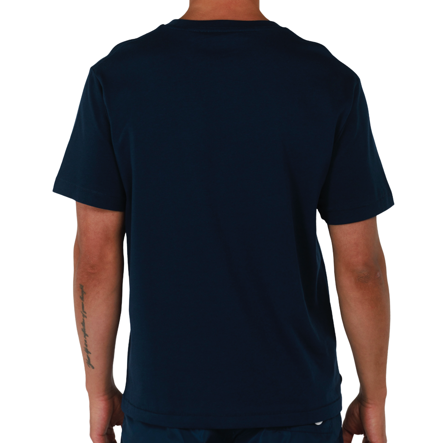 ALLARD NAVY BLUE | Mens Cotton Oversized T-Shirt BDM CLASSIC SMALL