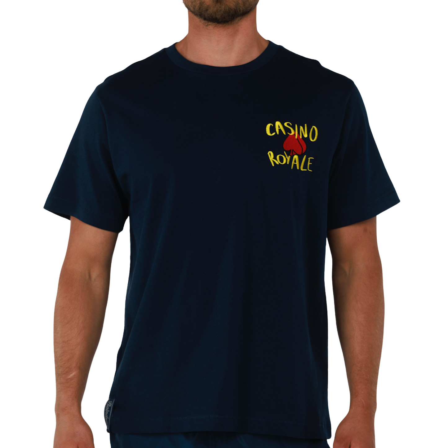 ALLARD NAVY BLUE | Mens Cotton Oversized T-Shirt BILLIONAIRES CLUB