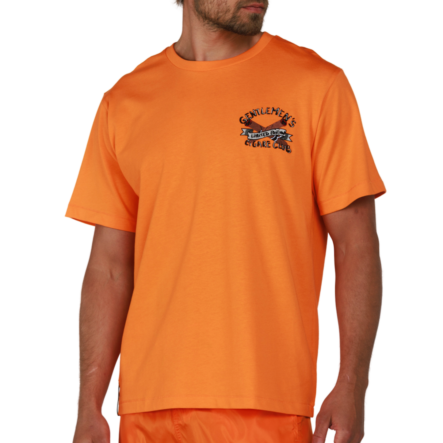 ALLARD ORANGE | Mens Cotton Oversized T-Shirt CIGARE