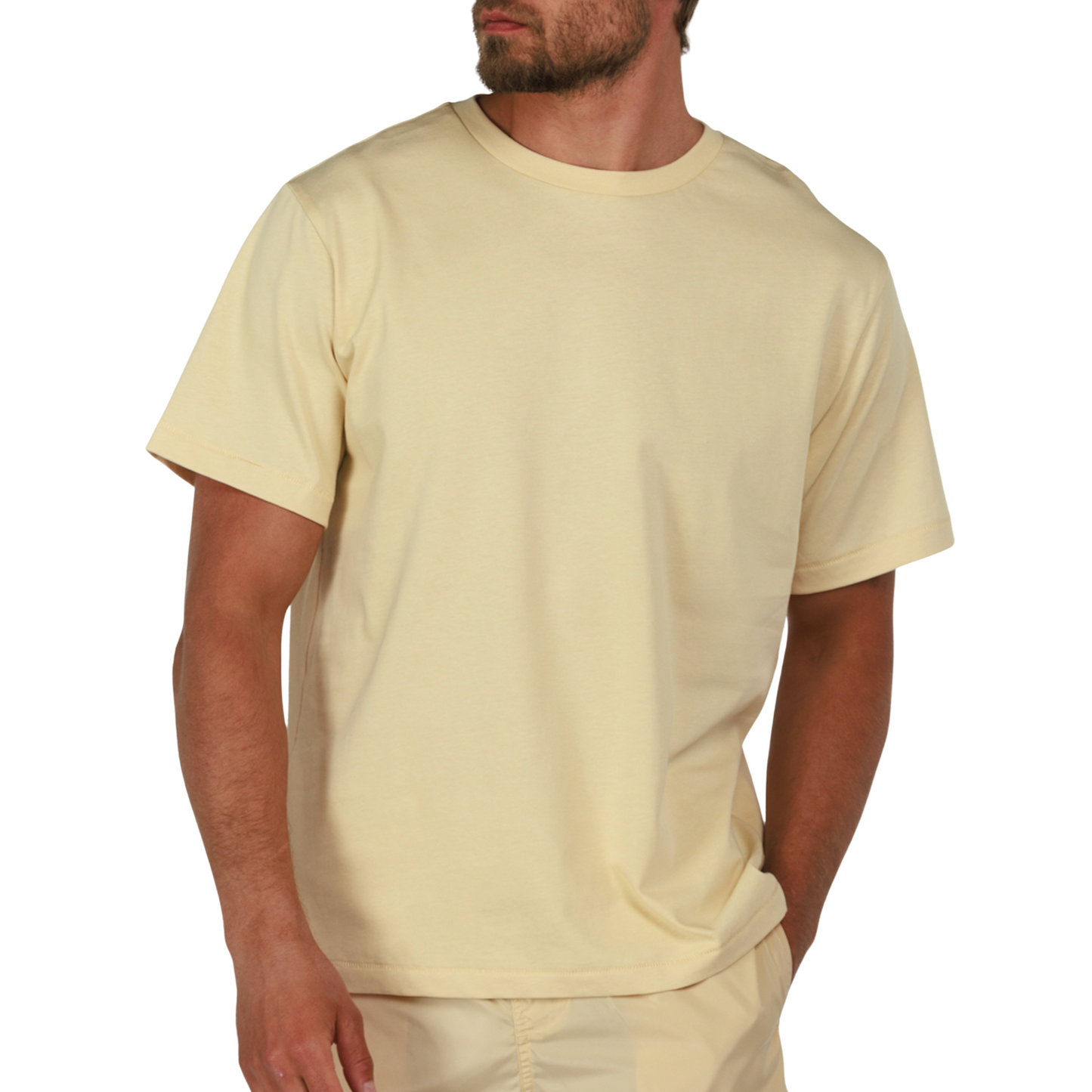 ALLARD SAND | Mens Cotton Oversized T-Shirt BDM CLASSIC
