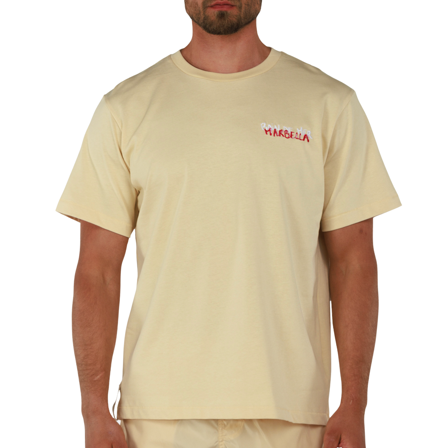 ALLARD SAND | Mens Cotton Oversized T-Shirt BDM MARBELLA