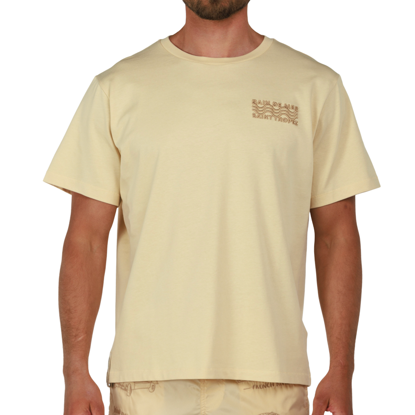ALLARD SAND | Mens Cotton Oversized T-Shirt BDM OFFSHORE
