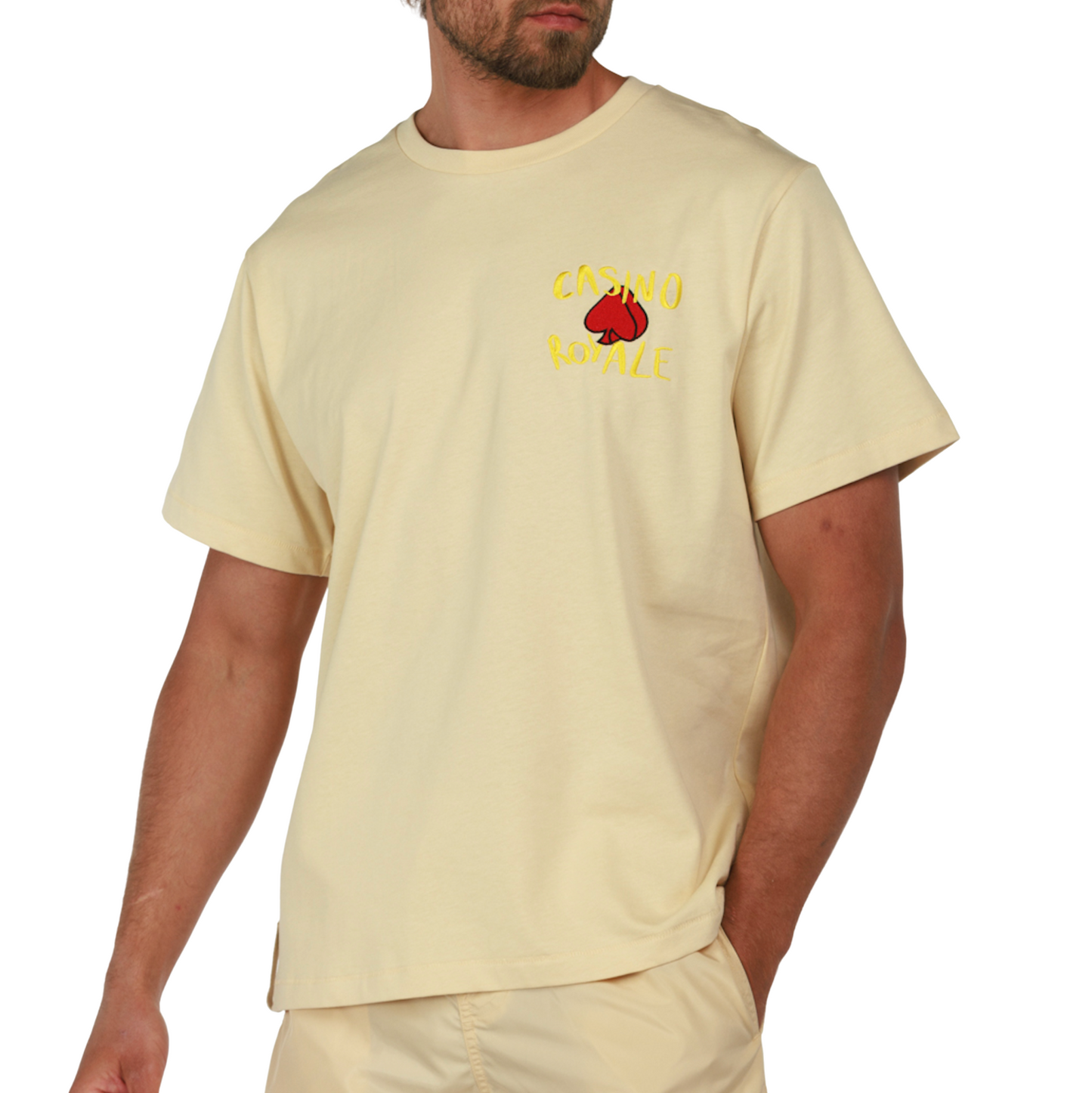 ALLARD SAND | Mens Cotton Oversized T-Shirt BILLIONAIRES CLUB