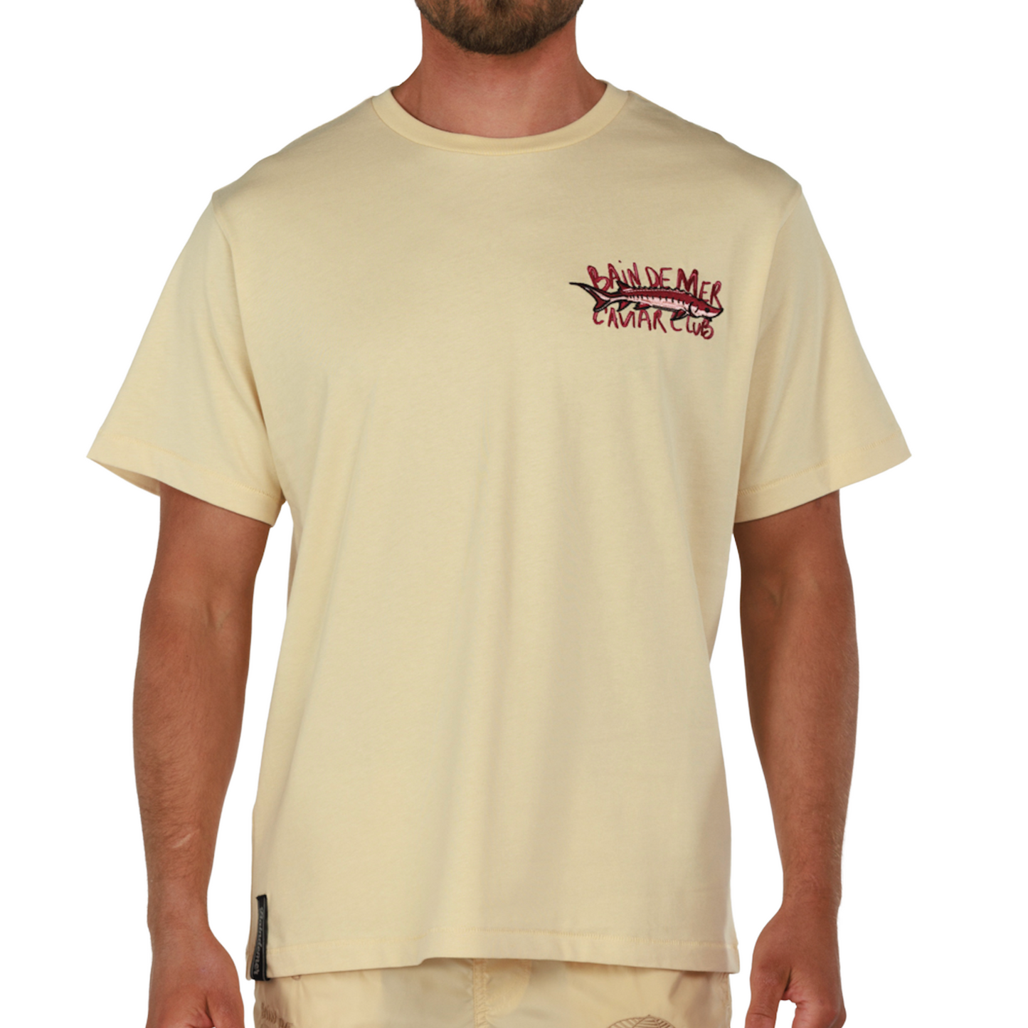 ALLARD SAND | Mens Cotton Oversized T-Shirt CAVIAR CLUB