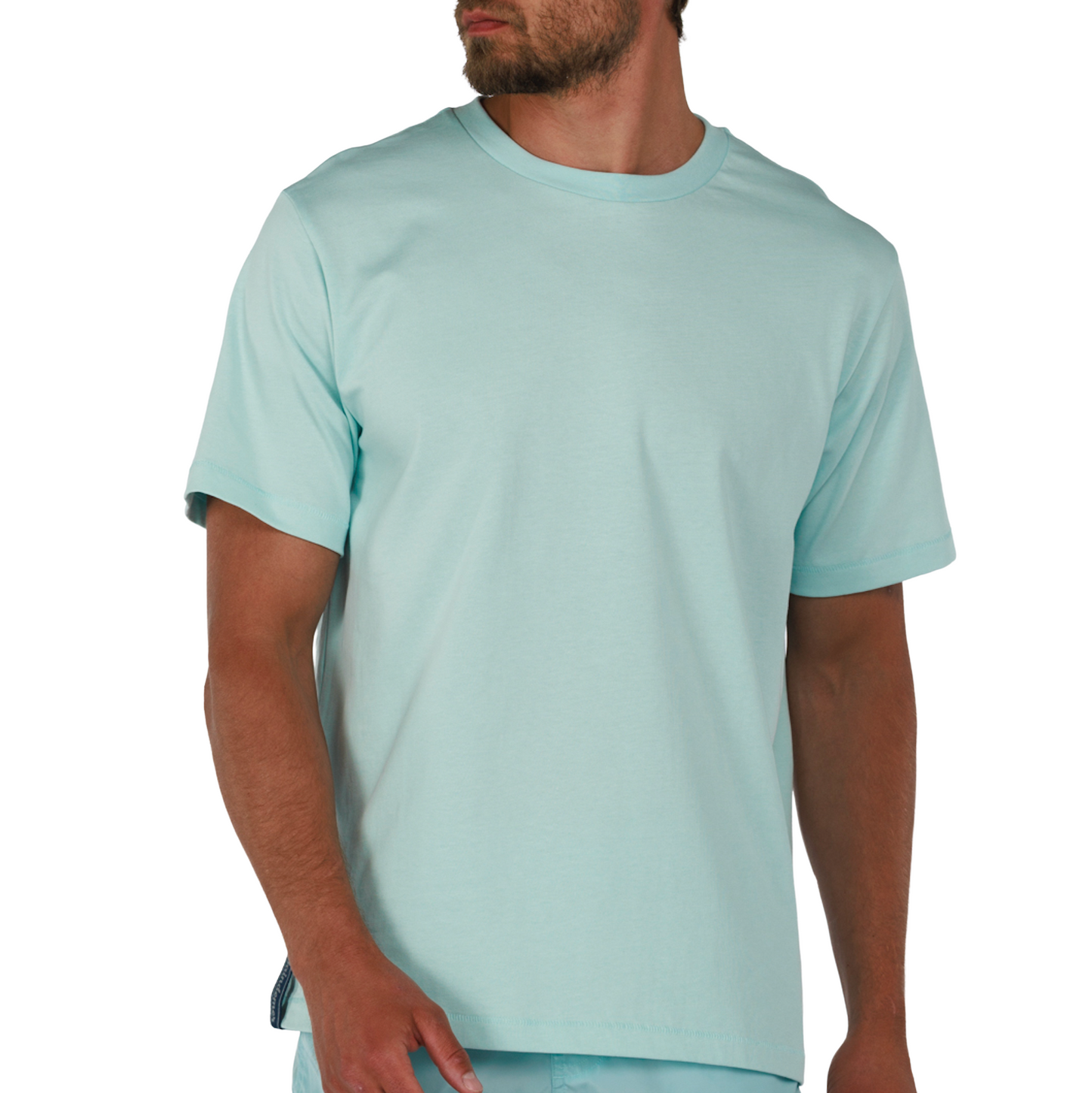 ALLARD SKY BLUE | Mens Cotton Oversized T-Shirt BDM CLASSIC