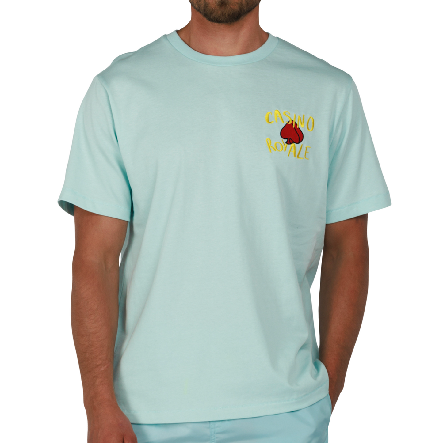 ALLARD SKY BLUE | Mens Cotton Oversized T-Shirt BILLIONAIRES CLUB