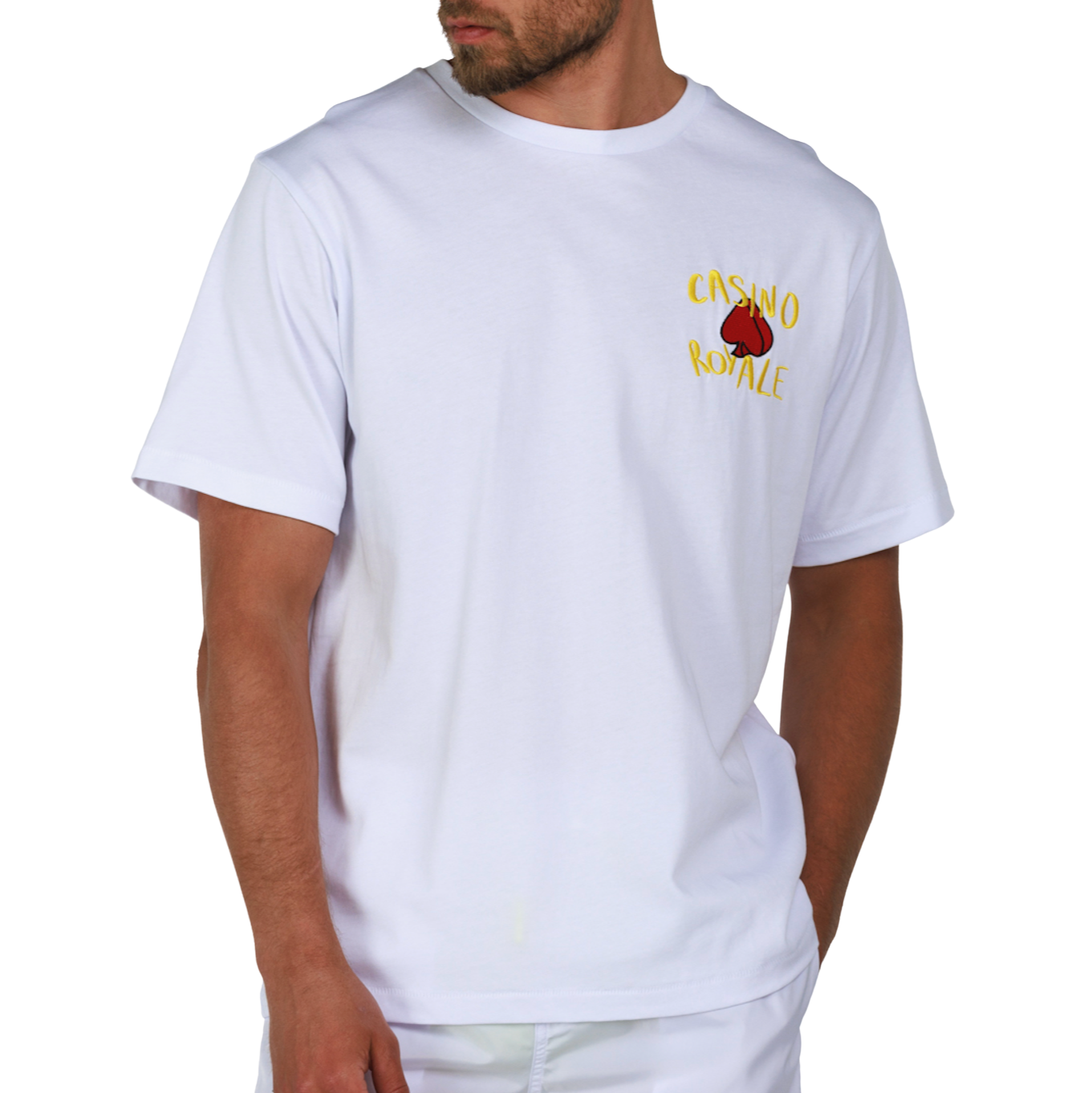 ALLARD WHITE | Mens Cotton Oversized T-Shirt BILLIONAIRES CLUB