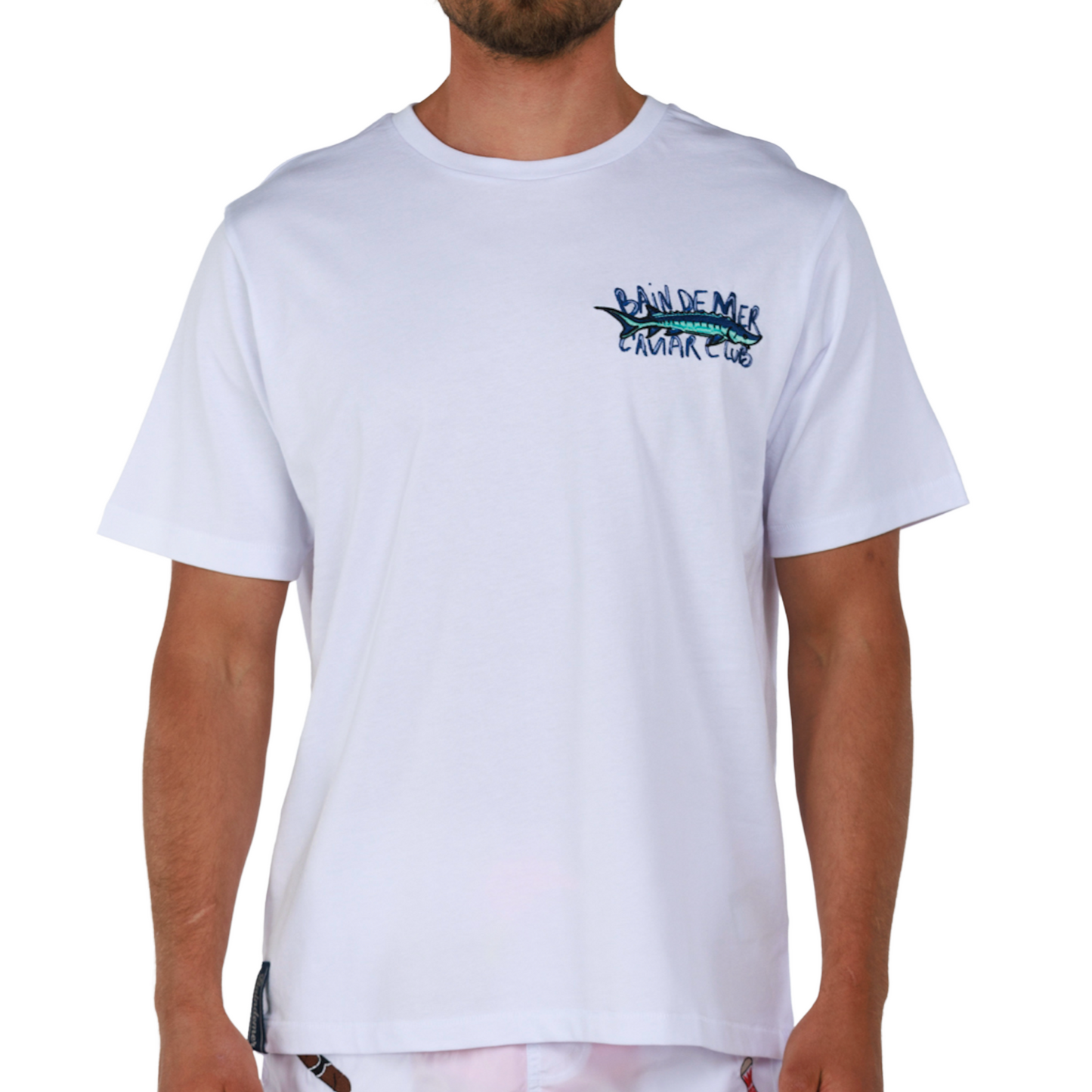 ALLARD WHITE | Mens Cotton Oversized T-Shirt CAVIAR CLUB