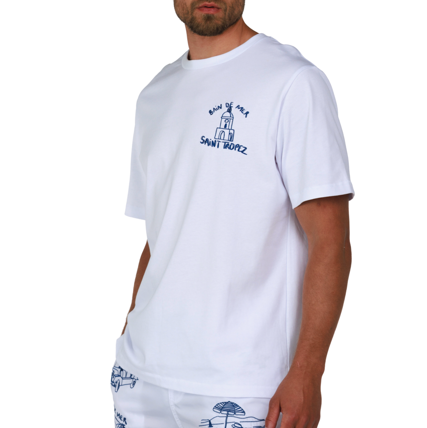 ALLARD WHITE | Mens Cotton Oversized T-Shirt PLACE DES LICES