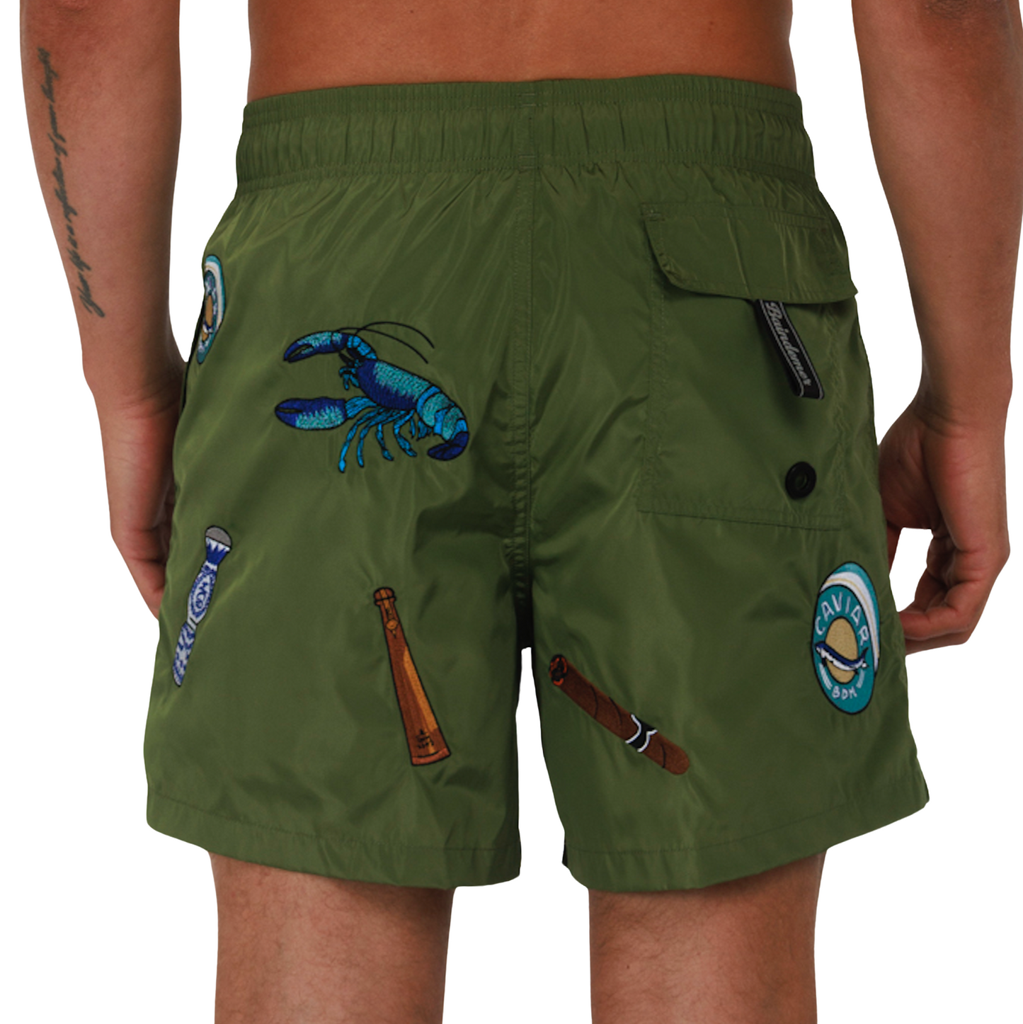 SALIN MILITARY GREEN | Mens Swimwear CIGARE X AZUL