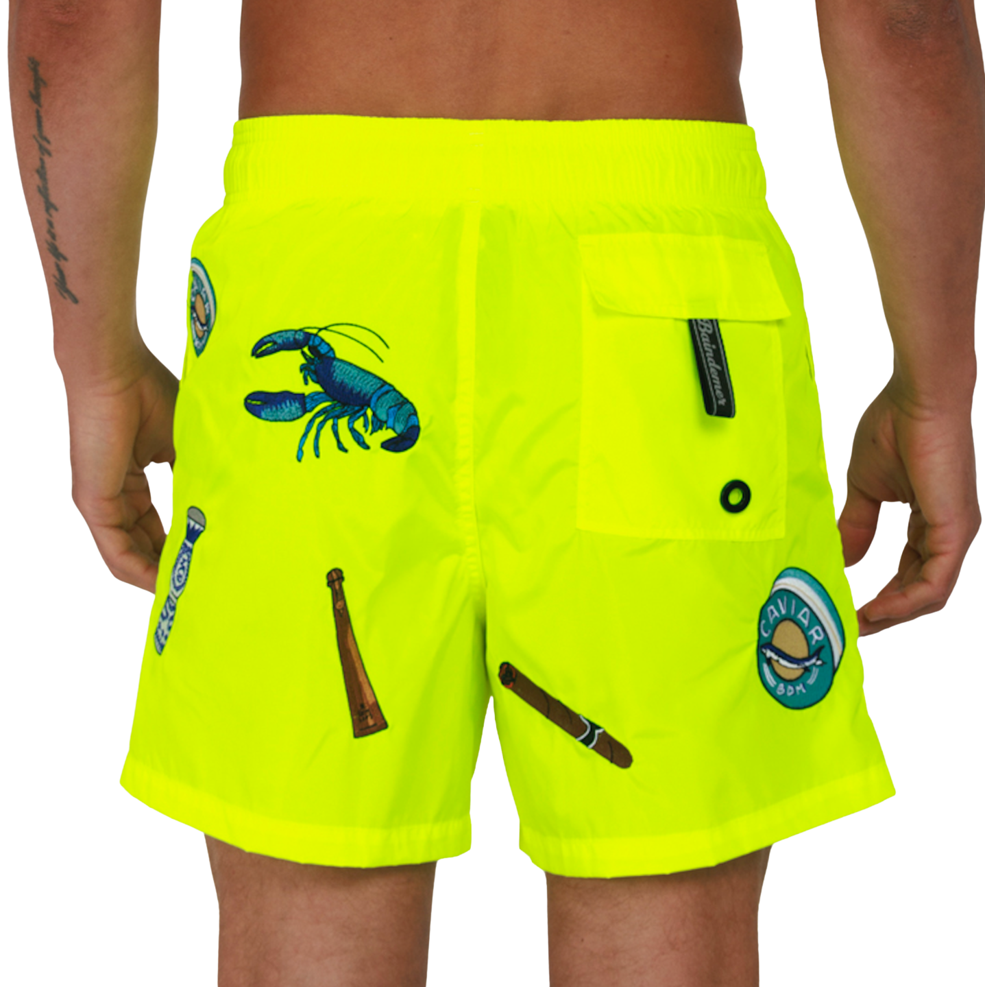 SALIN NEON YELLOW | Mens Swimwear CIGARE X AZUL