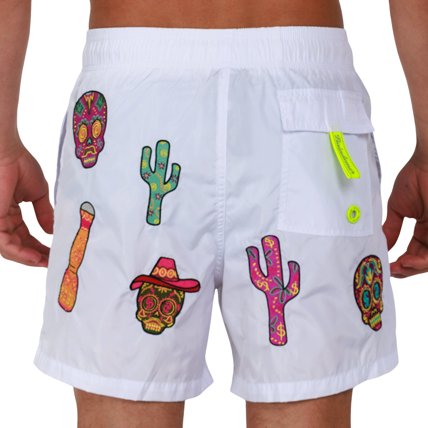 SALIN WHITE | Mens Swimwear MEXICAN AO