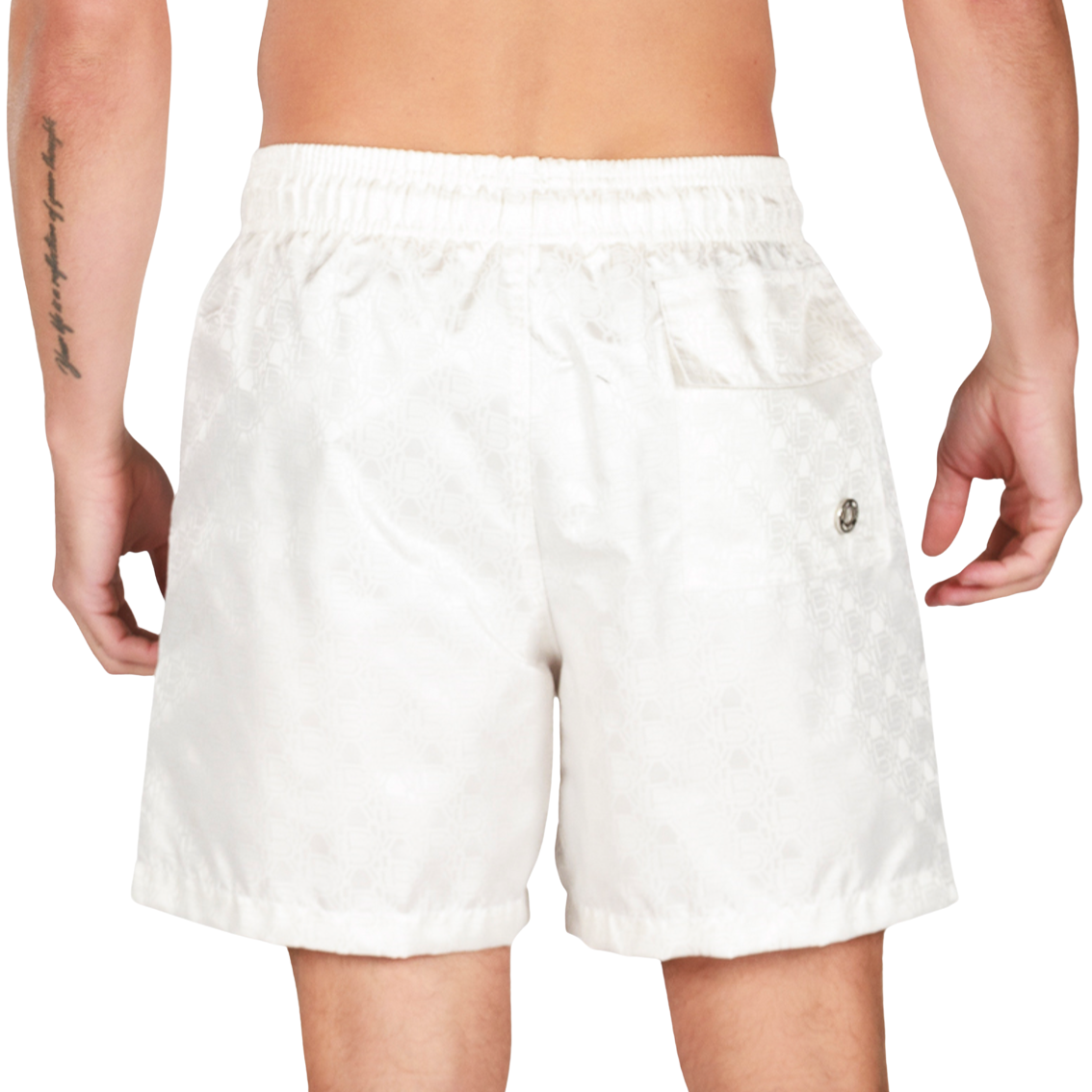SALIN ECRU | Mens Swimwear Bdm Monogram
