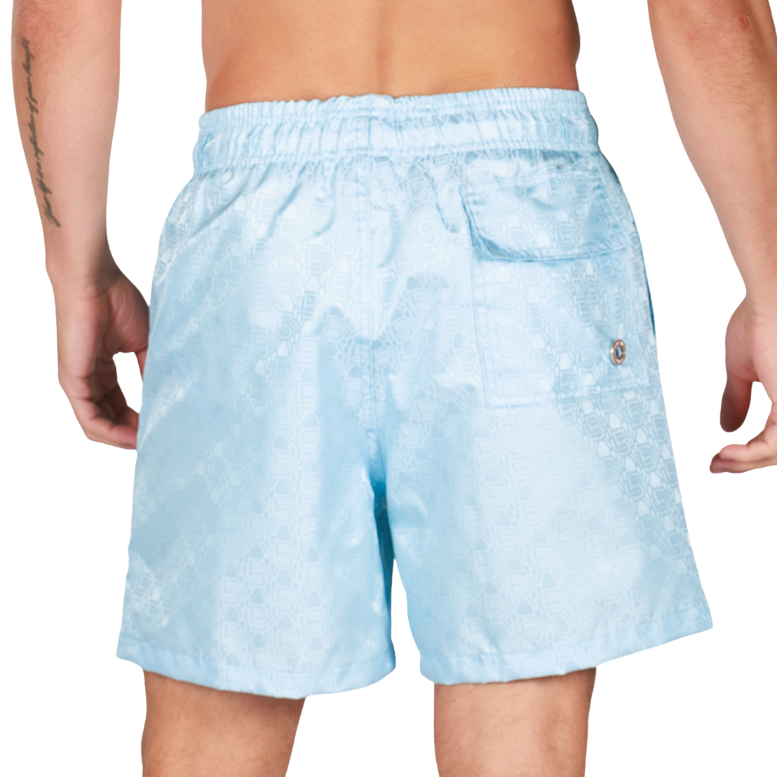 SALIN SKY BLUE | Mens Swimwear Bdm Monogram