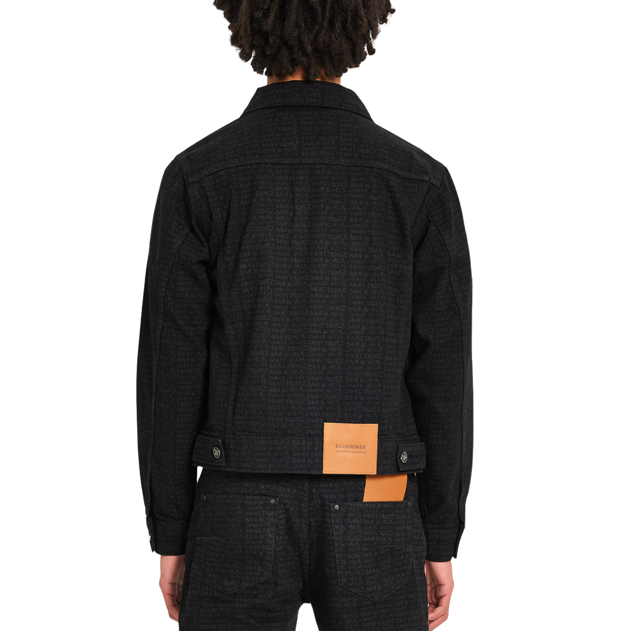 Denim Jacket Print | BLACK