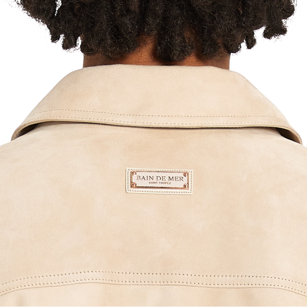 Leather Jacket Dandy | BEIGE