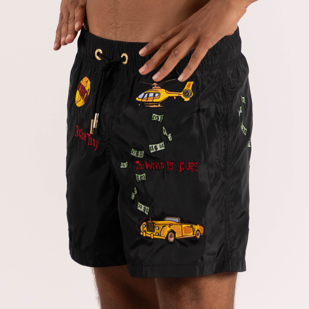 SWIMWEAR RICHIE TONY | BLACK