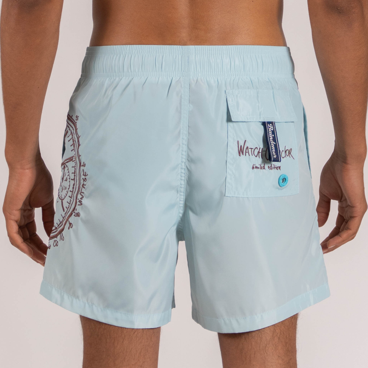 SWIMWEAR BIG WATCH COLLECTOR | SKY BLUE