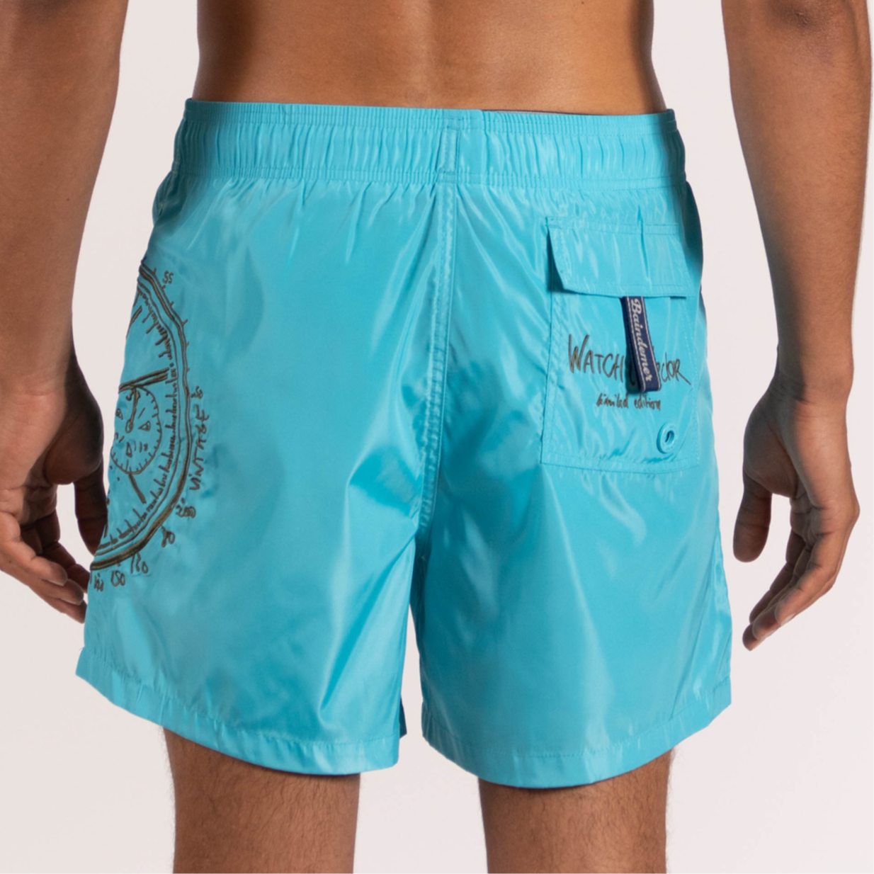 SWIMWEAR BIG WATCH COLLECTOR | TIFFANY BLUE