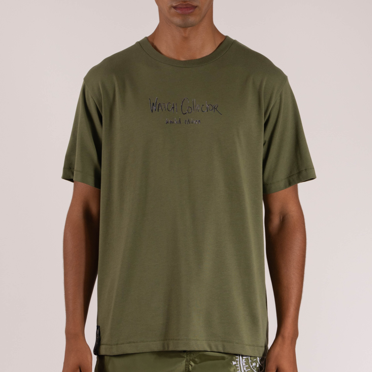 T-SHIRT WATCH COLLECTOR PRINT | MILITARY GREEN