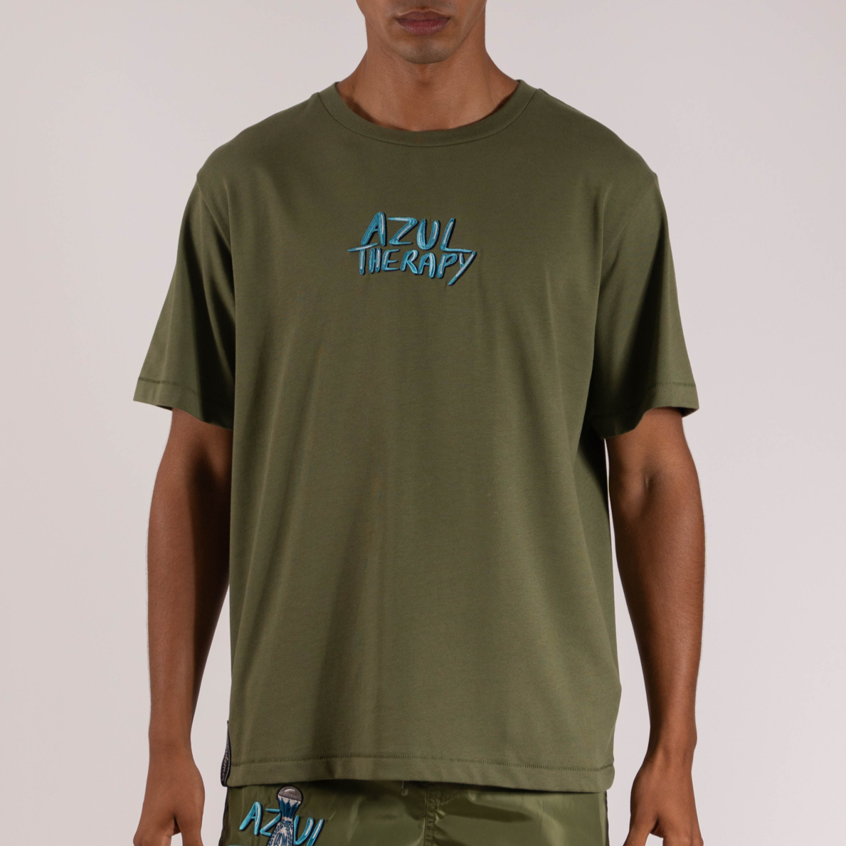 T-SHIRT AZUL THERAPY | MILITARY GREEN