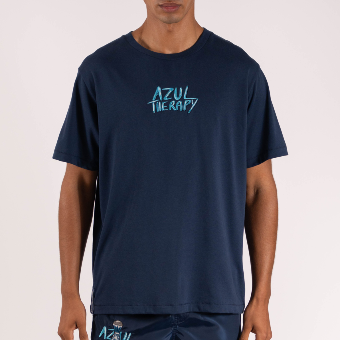 T-SHIRT AZUL THERAPY | NAVY