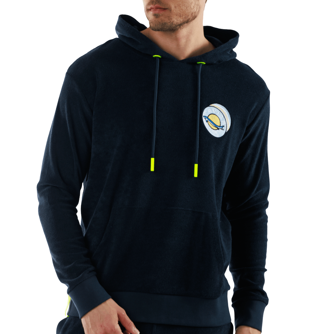 BOHEME NAVY BLUE | Towelling Hoodie AZUL POR FAVOR