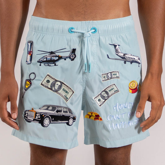 SWIMWEAR HAPPY | SKY BLUE