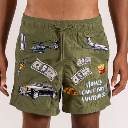SWIMWEAR HAPPY | MILITARY GREEN