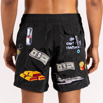 SWIMWEAR HAPPY | BLACK