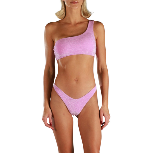 EMMA SPARKLE PINK | Bikini Top